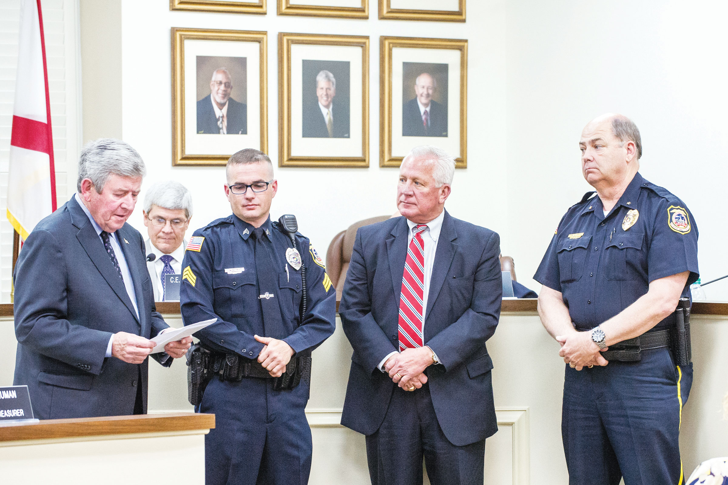 Vickers named Officer of the Year