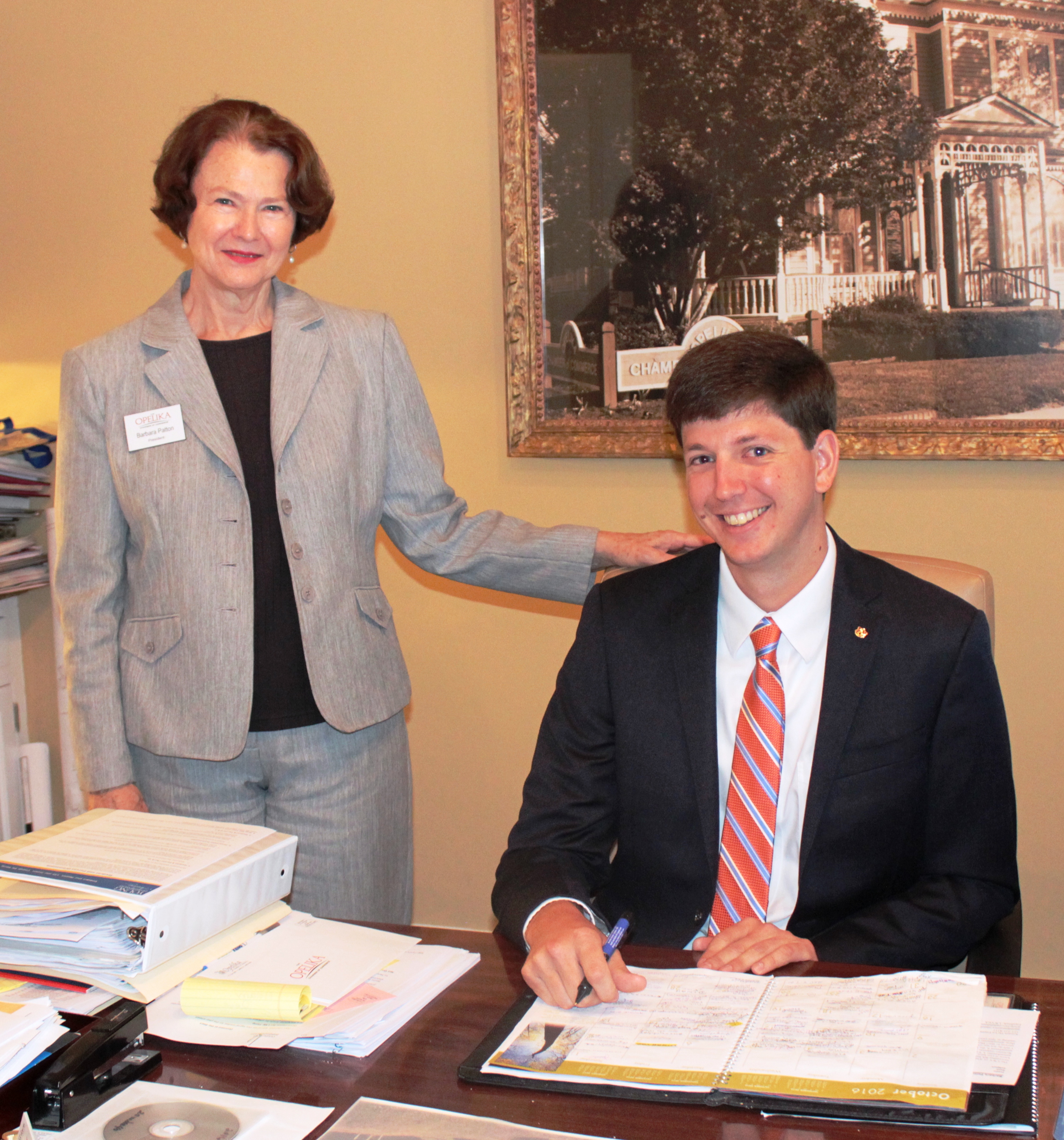 Cotton farmer becomes chamber president for a day
