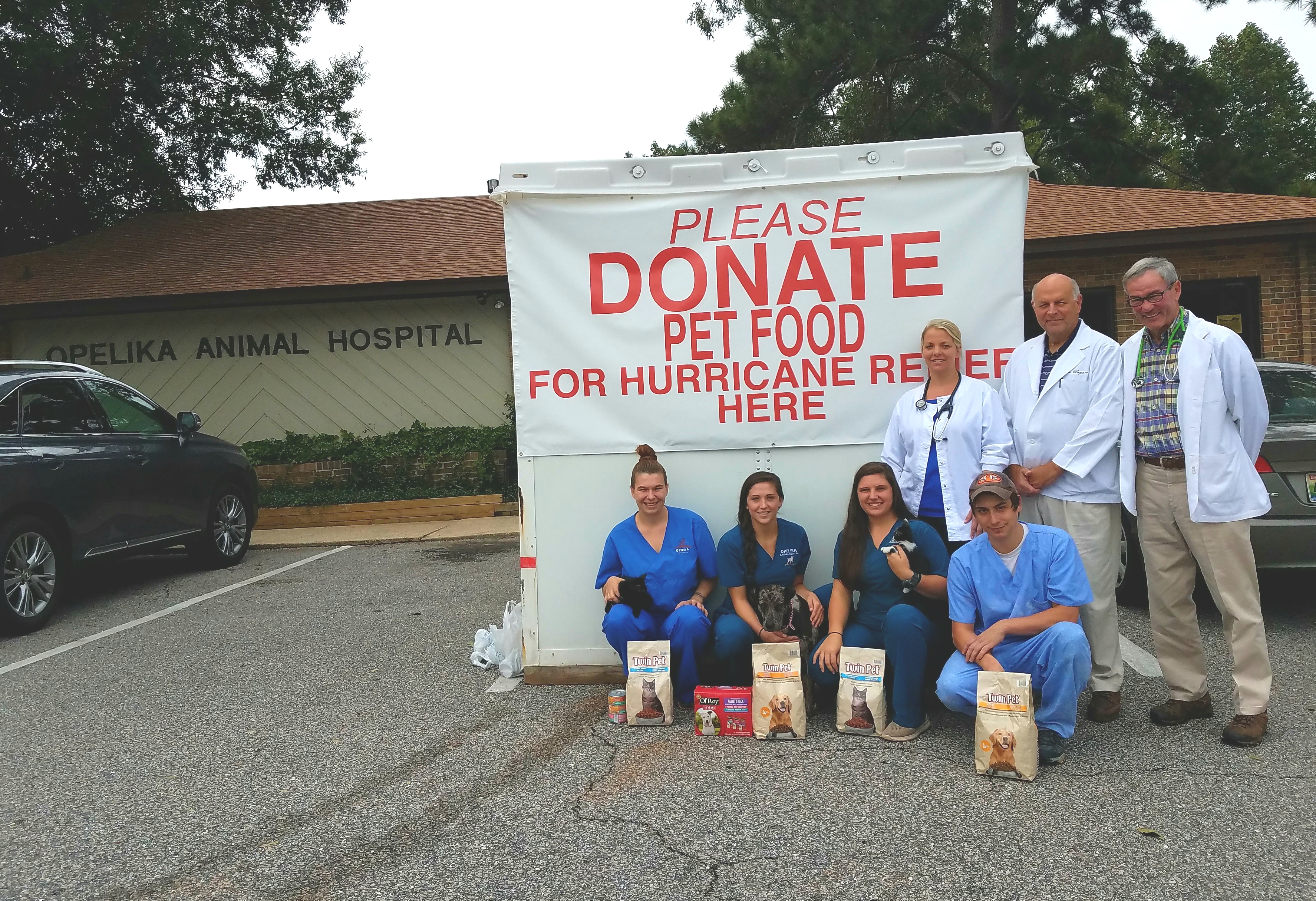 Opelika Animal Hospital running hurricane-relief program