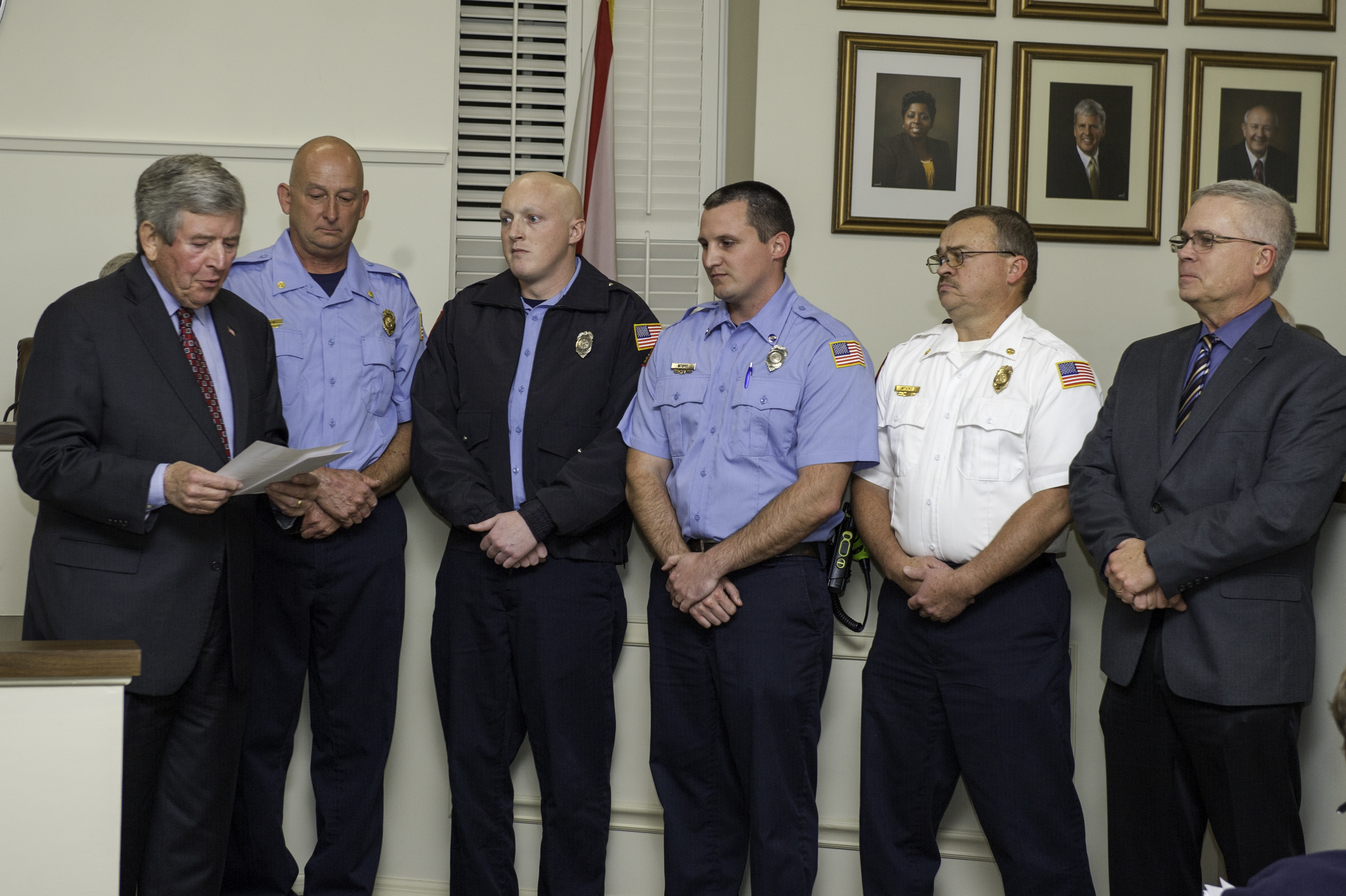 Council recognizes ‘Fireman of the Year’