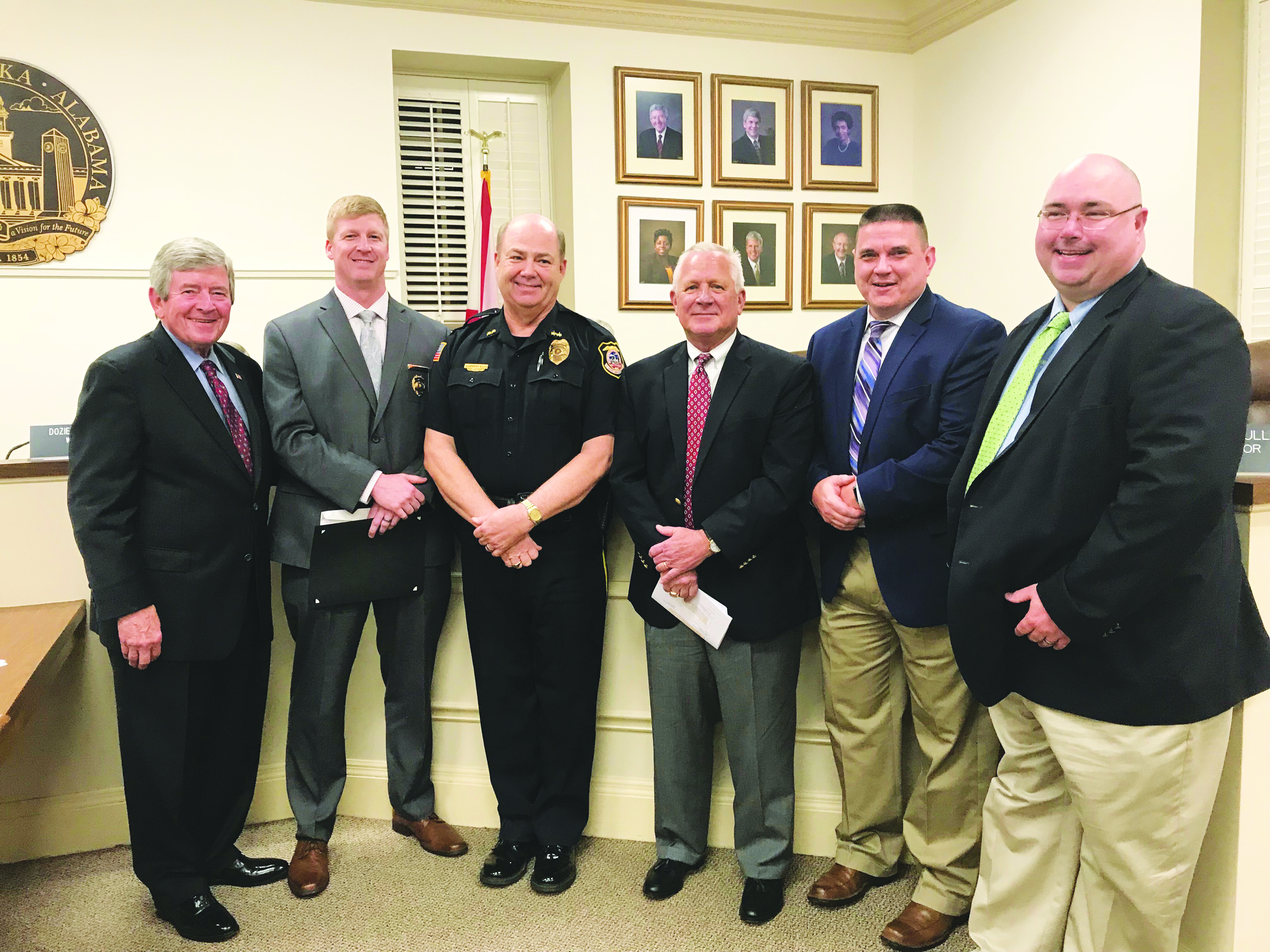 Opelika City Council name Officer of the Quarter