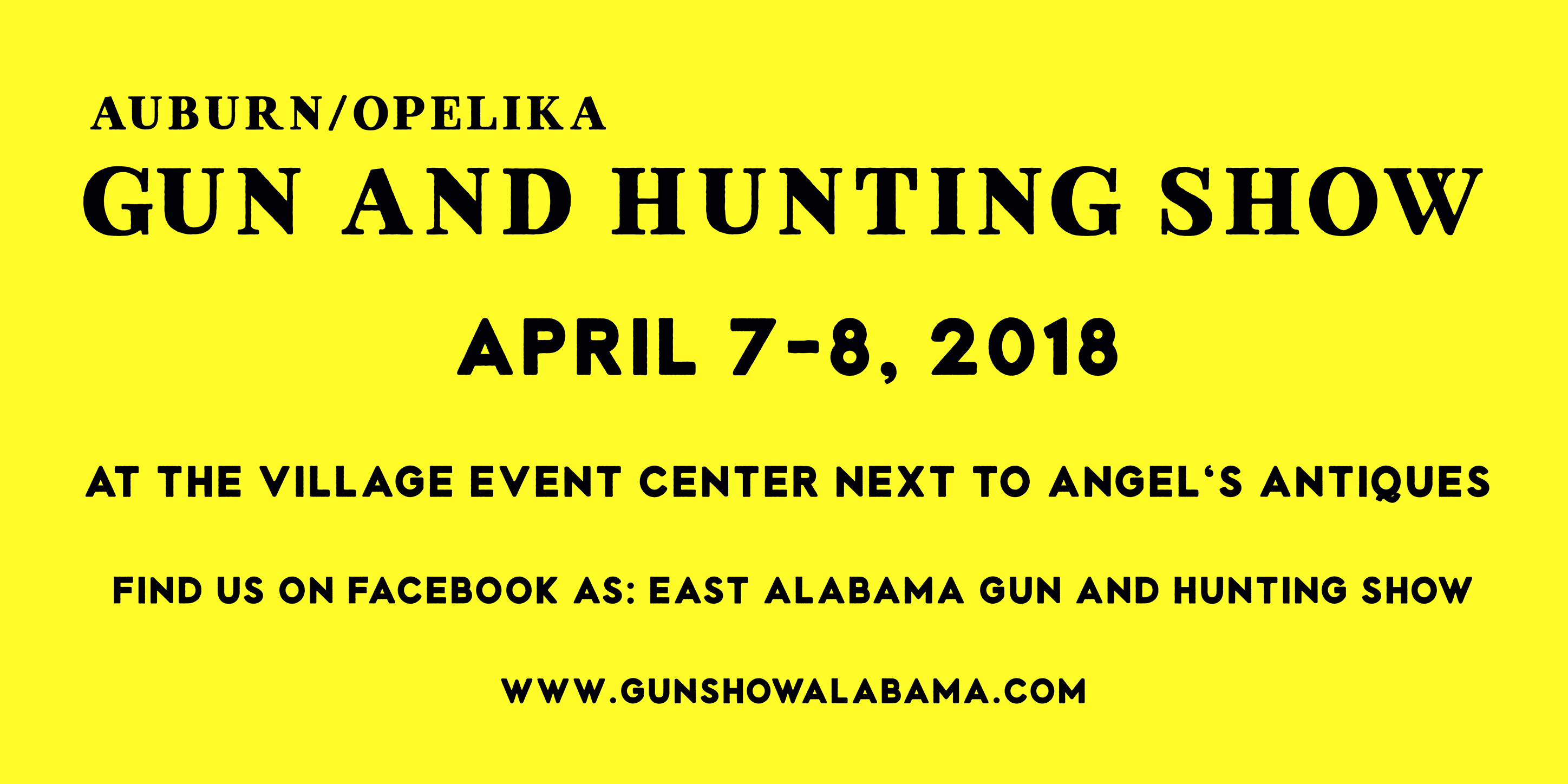 Auburn-Opelika Gun and Hunting Show to be held April 7-8