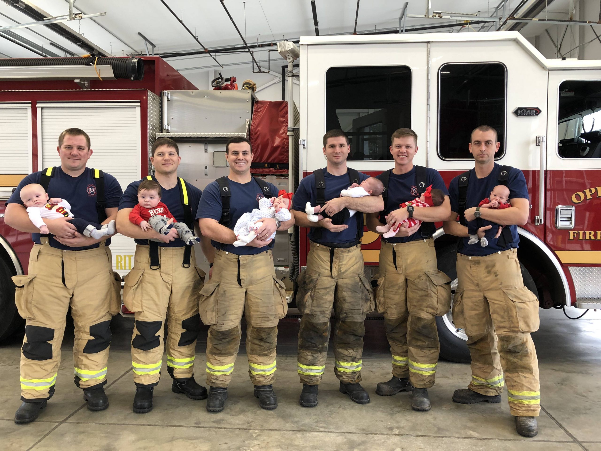 Opelika Fire Department welcomes seven babies in four months