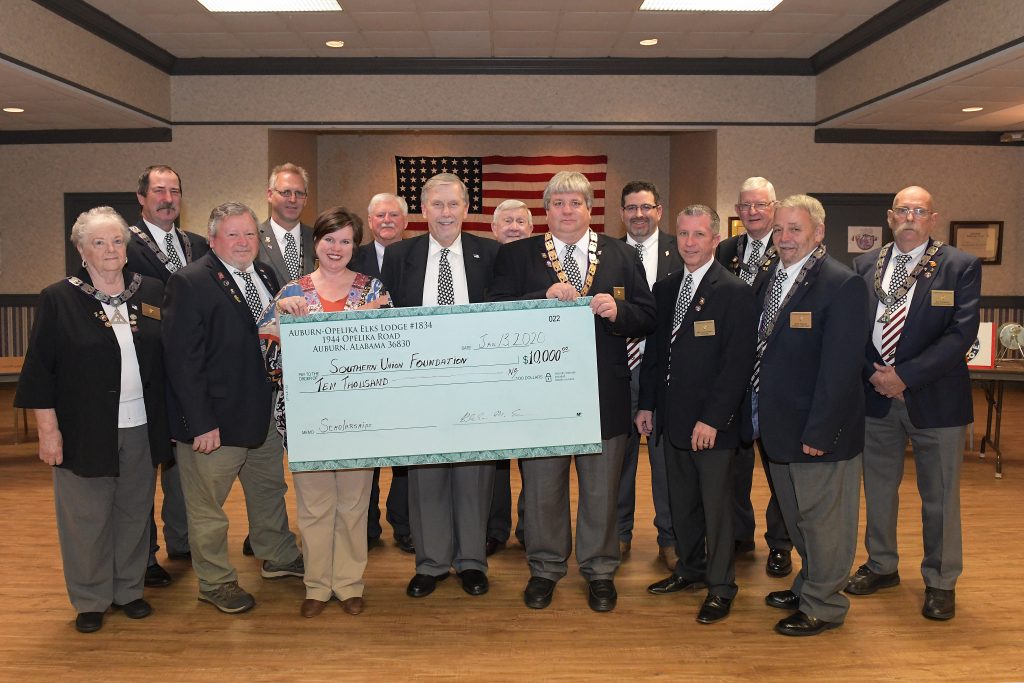 Auburn/Opelika Elks Lodge Scholarship established through SUSCC