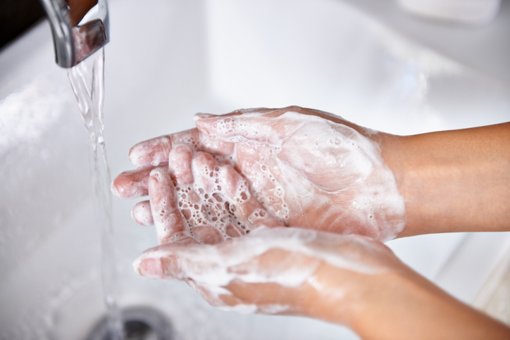 Handwashing reduces spread of diseases