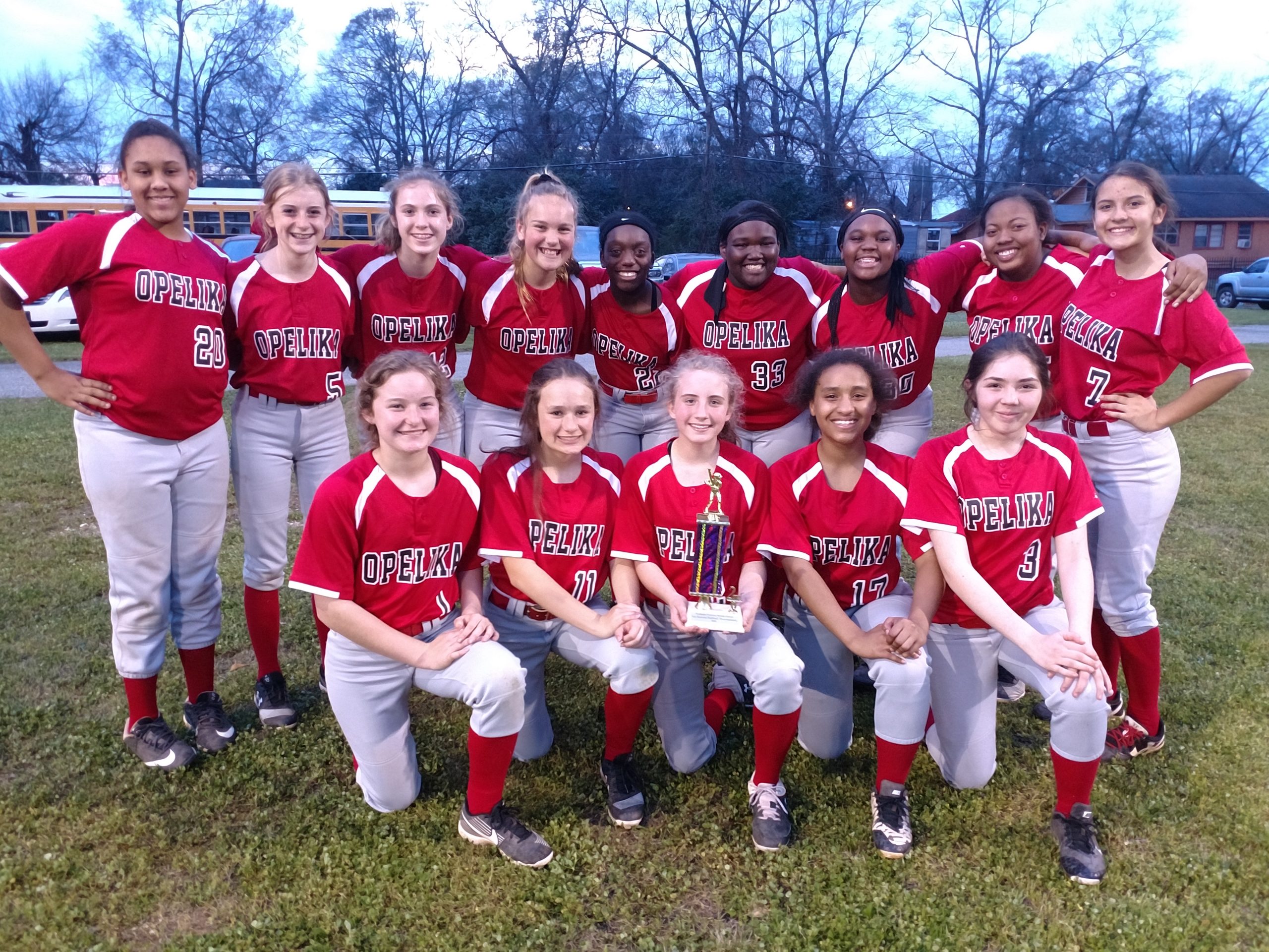 Opelika Middle School’s softball team finishes with 4-5 mark