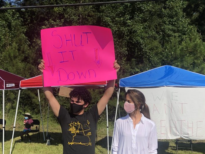 Sandhill Protest