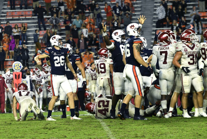 Football: Auburn vs Arkansas