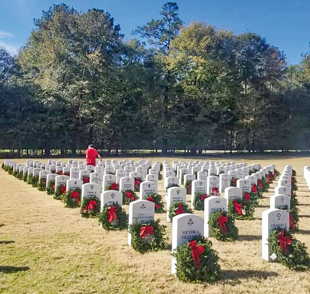 2020 National Wreaths Across America Day sees the placement of 1.7 million veterans’ wreaths