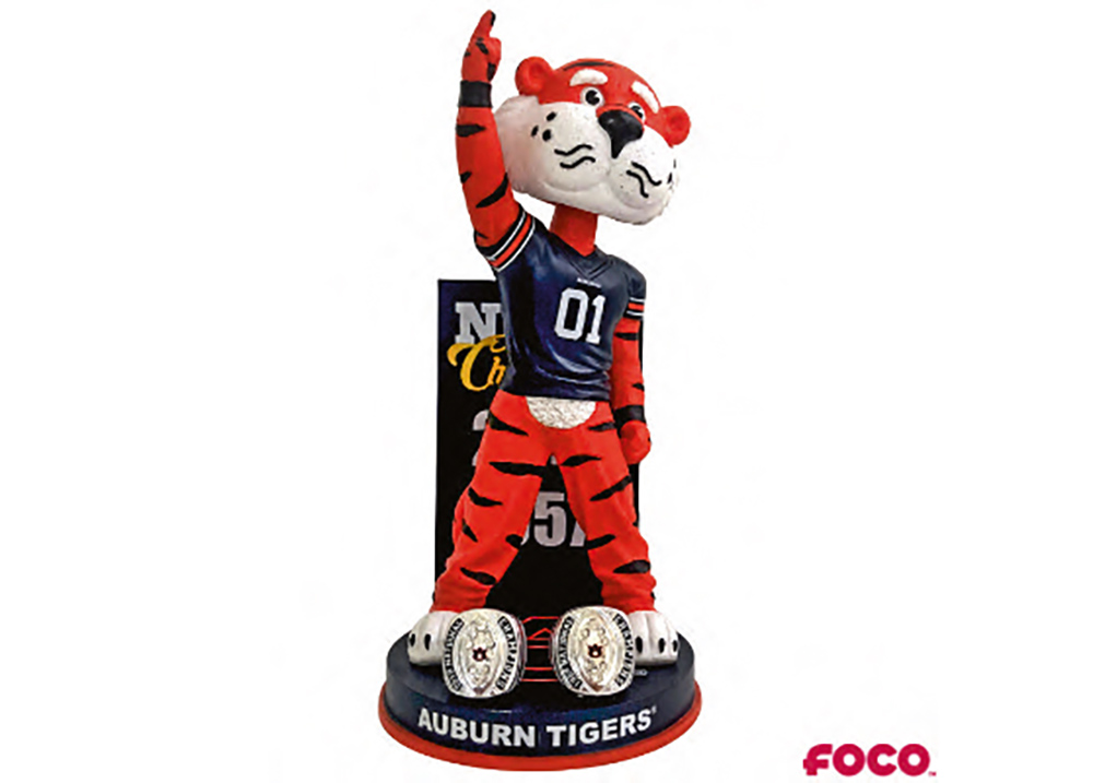 Auburn Tigers College Football National Champions Bobblehead Unveiled