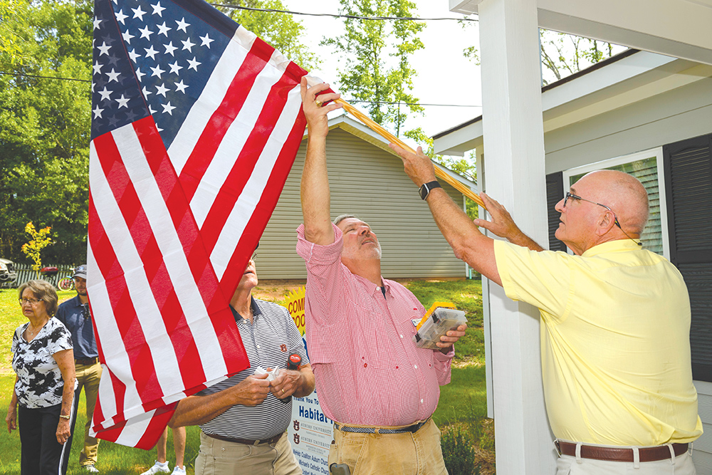 Habitat for Humanity Commemorates Flag Day