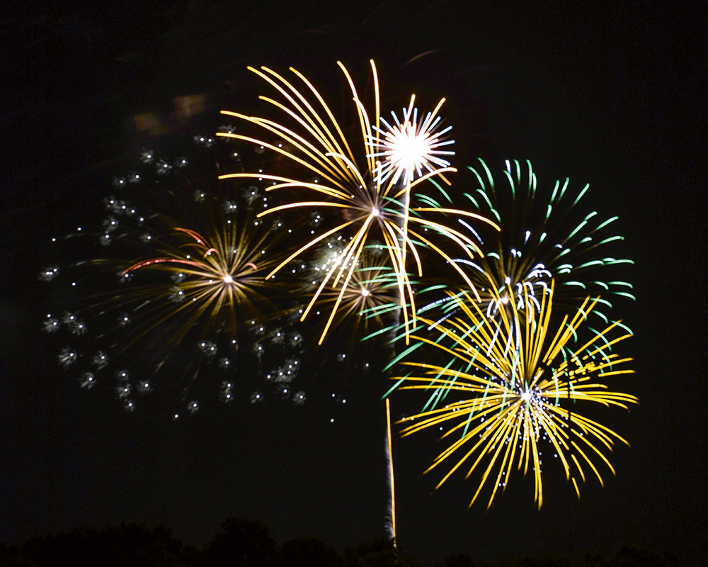 Opelika Fireworks Color the Sky