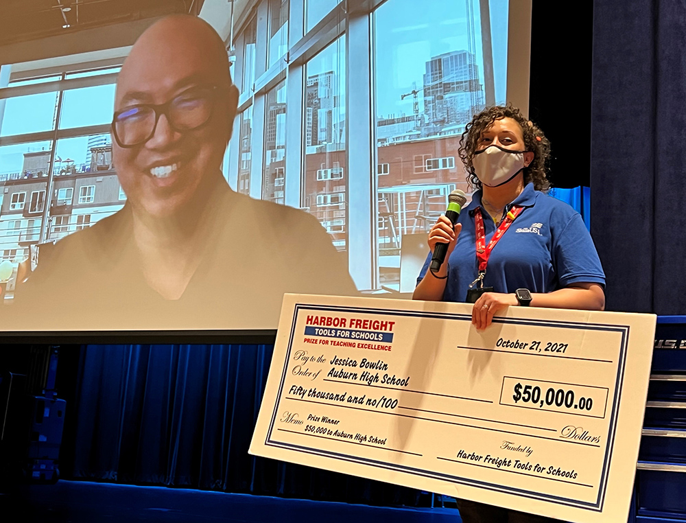 Auburn High School Teacher Wins $50,000 for Building Science