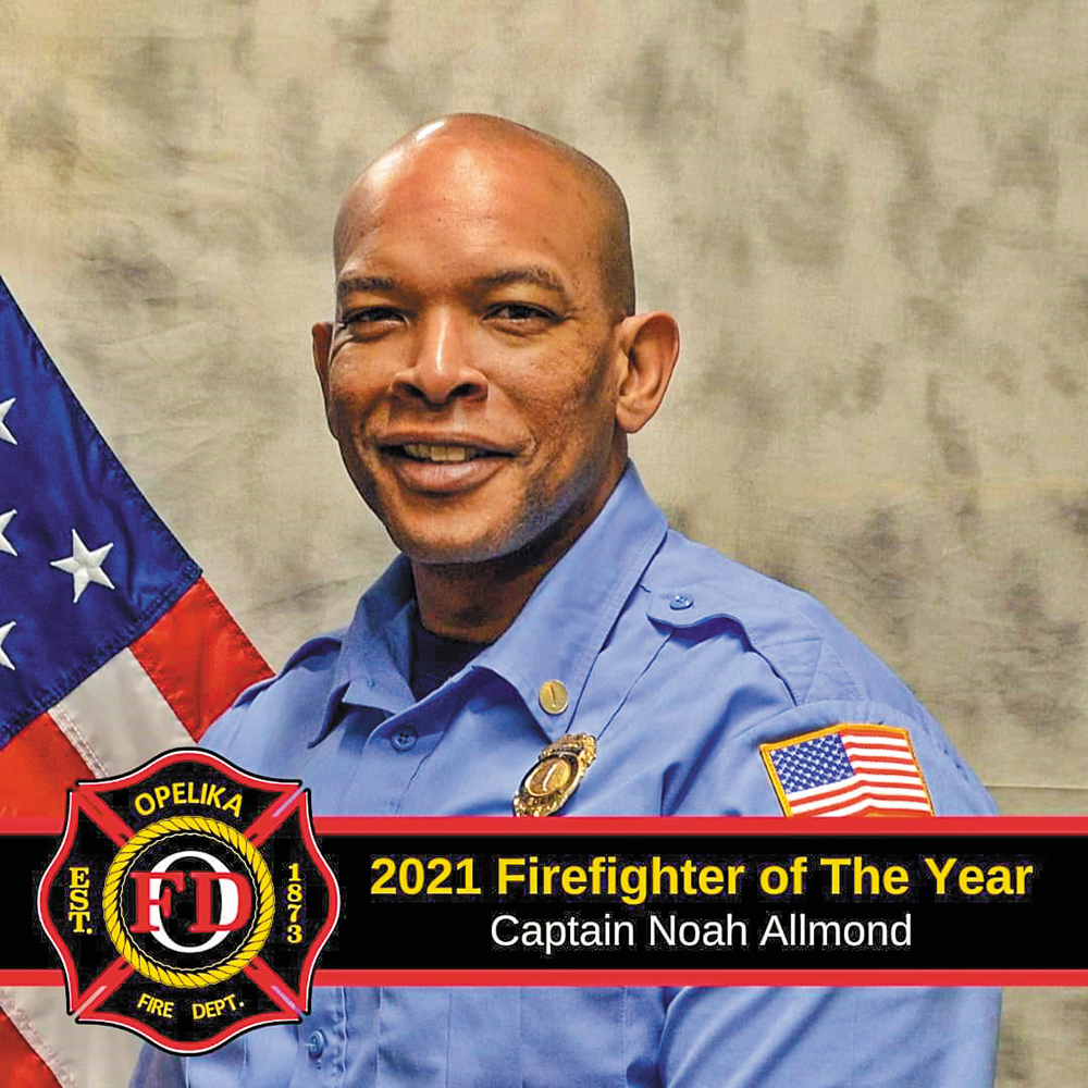 Allmond Named Firefighter of the Year