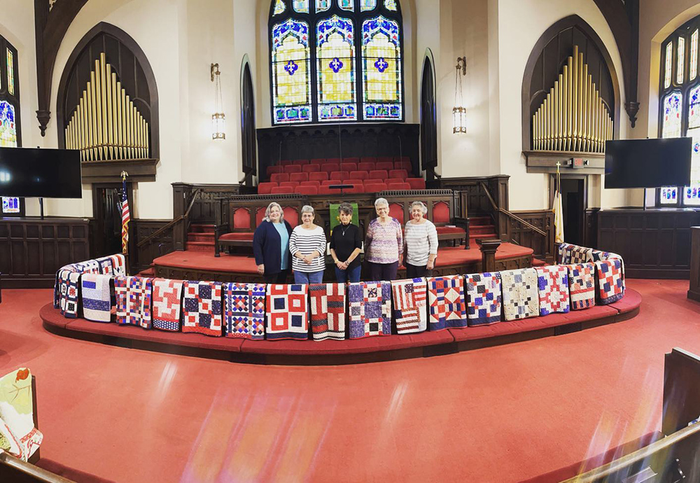 Trinity United Methodist Church Makes Quilts For Veterans