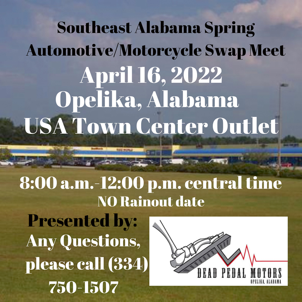 Spring Automotive/Motorcycle Parts Swap Meet