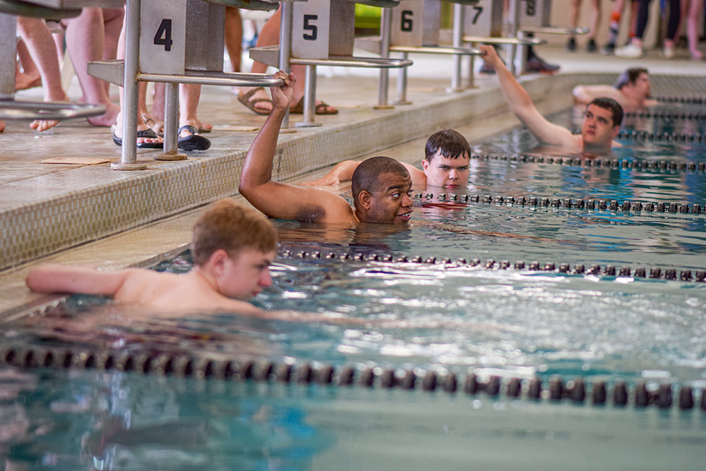 Special Olympians Showcase Swimming Skills