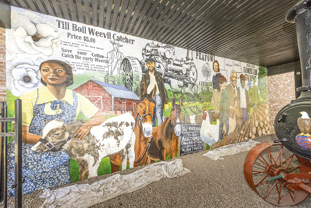 East Alabama Museum Adds Mural