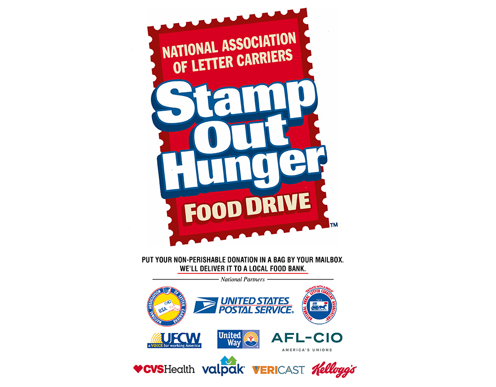 Letter Carrier Food Drive Returns Saturday, May 14