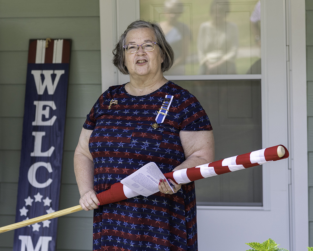Habitat for Humanity Holds Flag Day Ceremony at House Dedication