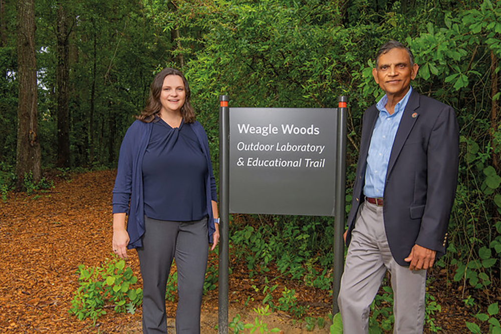 Auburn College of Forestry, Wildlife and Environment Adding Outdoor Learning Laboratory, Walking Trails to Weagle Woods on Campus
