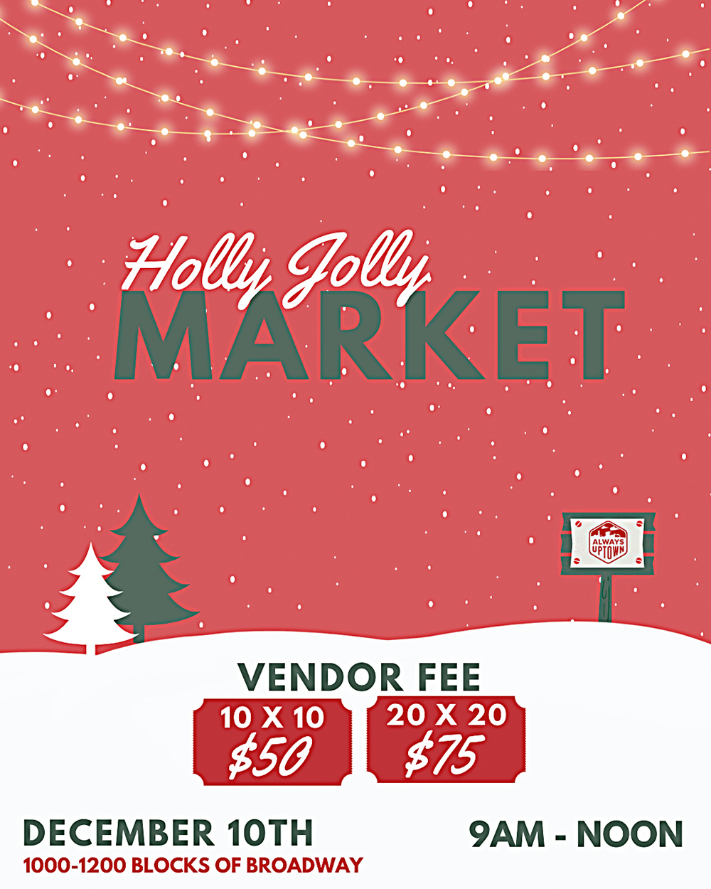 Uptown Columbus Announces Holly Jolly Holiday Market