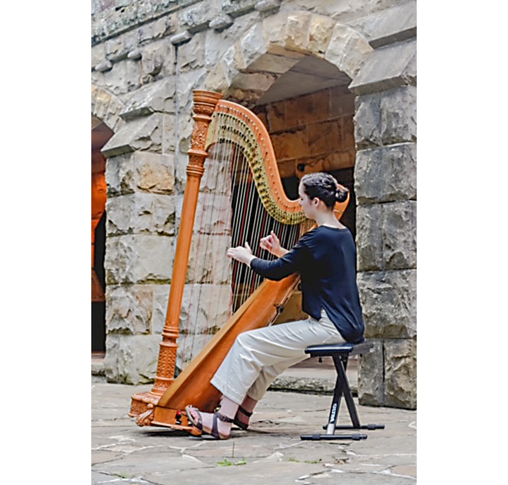 Local Harpist Ends Summer on a High Note