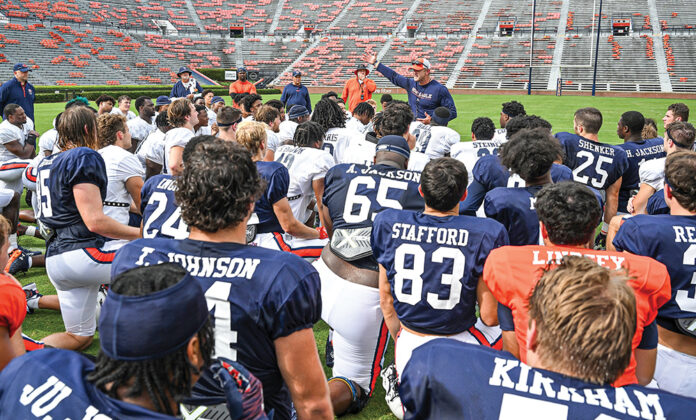 AU FB Scrimmage