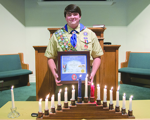 Zayne Lackey Completes Eagle Scout Project