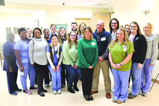 Patient’s Family Honors 8T Staff; Makes Donation