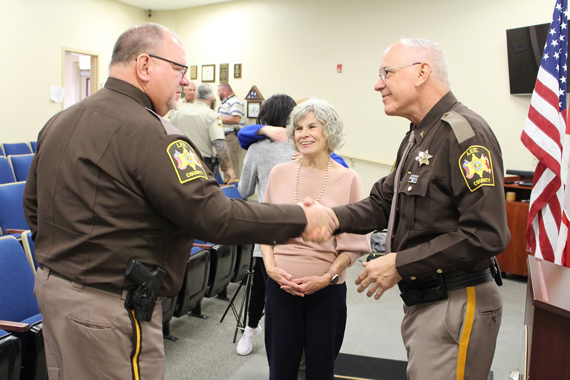 Lee County Sheriff Jay Jones Starts New Term - The Observer