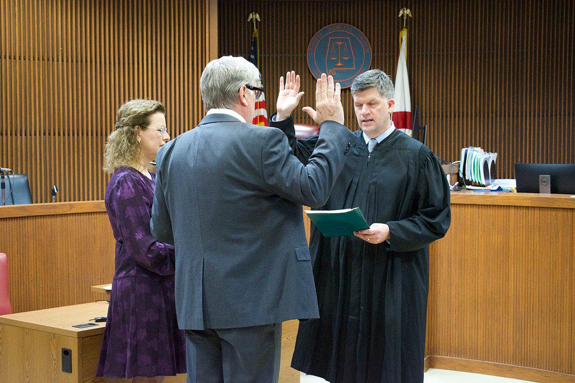 Jeff Tickal Sworn In As Circuit Judge