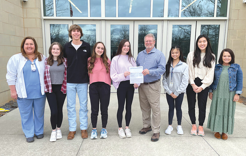AHS Students Make Big Donation to Relay for Life