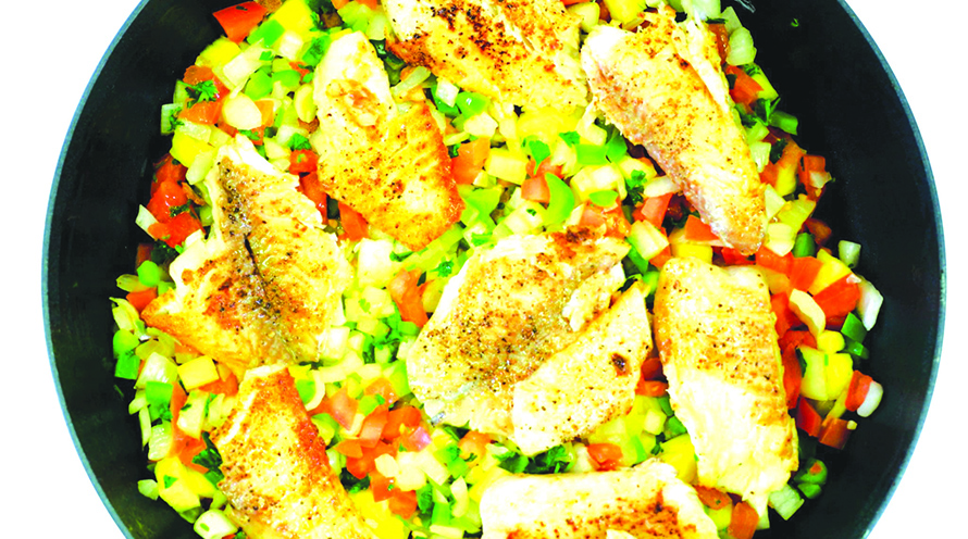 From the Live Well Kitchen: Island Tilapia