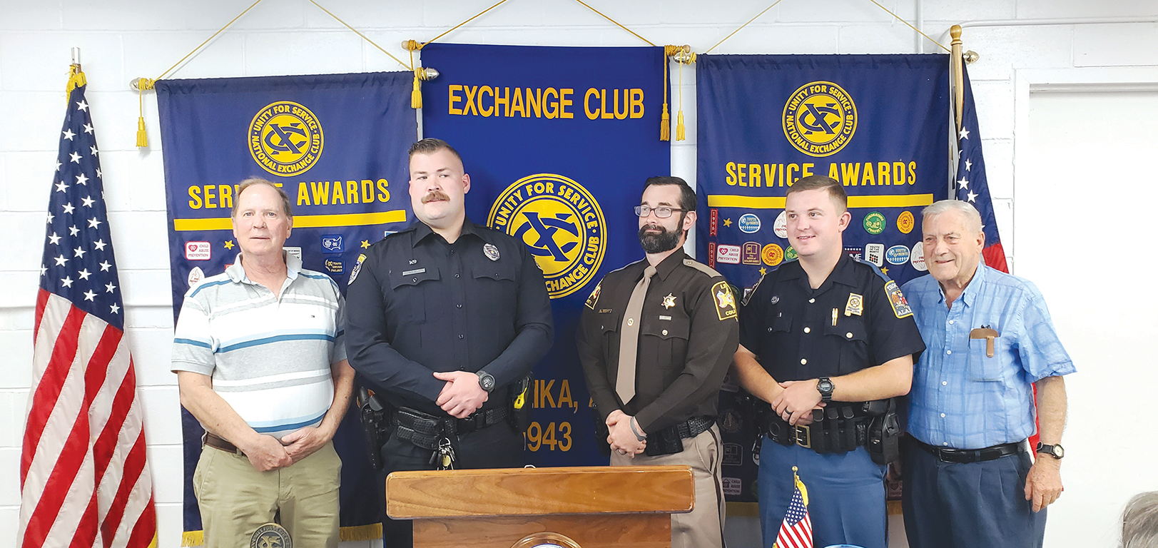 Exchange Club Hosts Law Enforcement Banquet 