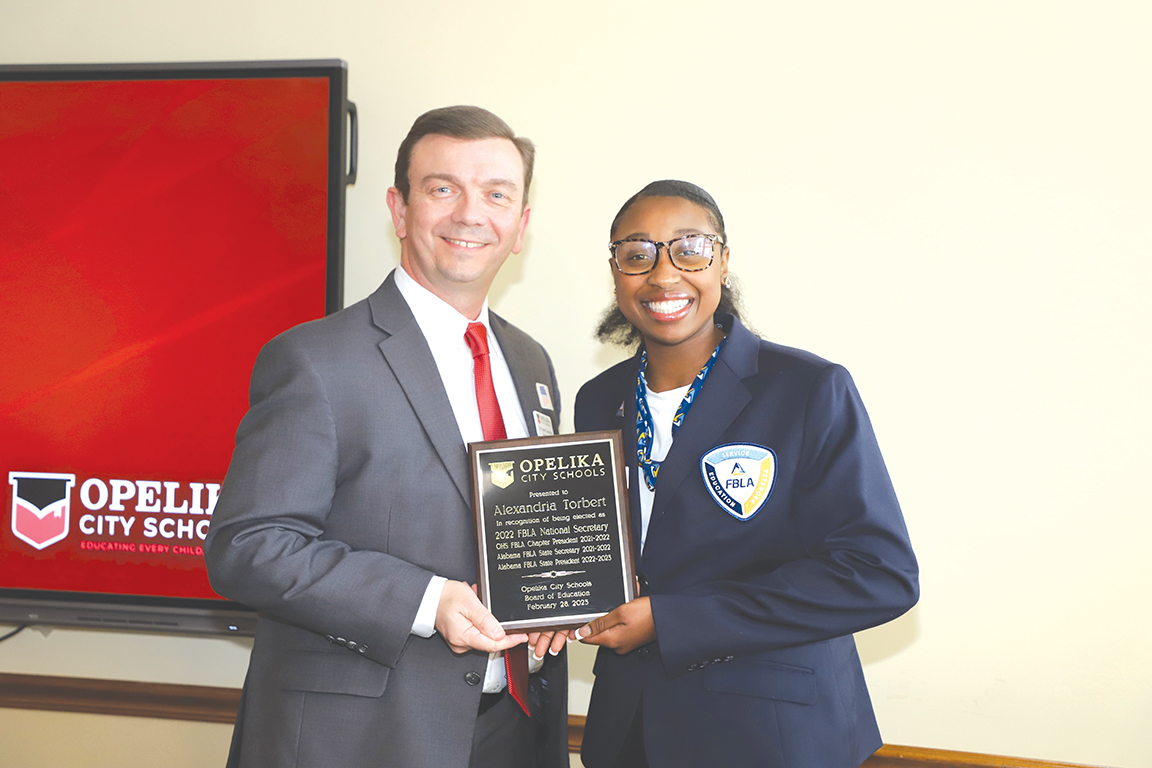 OCS Recognizes OHS Senior for National Role in FBLA