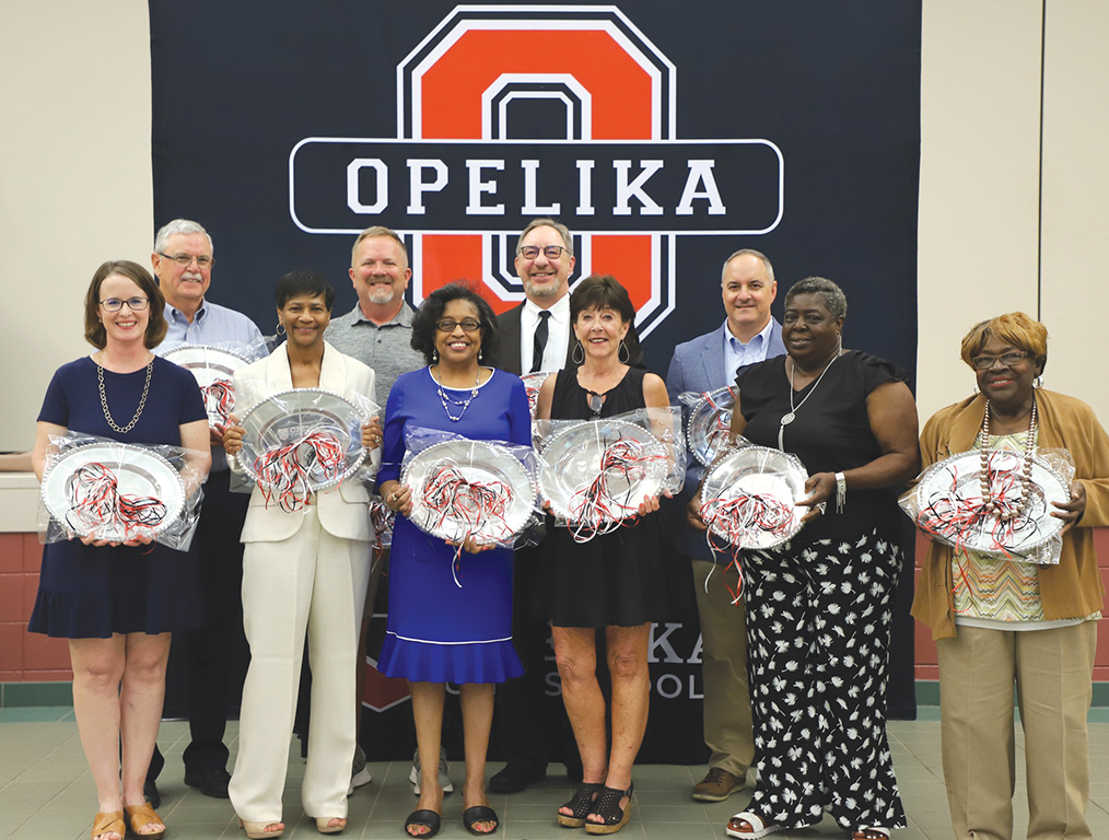 Opelika City School Board Honors Retirees