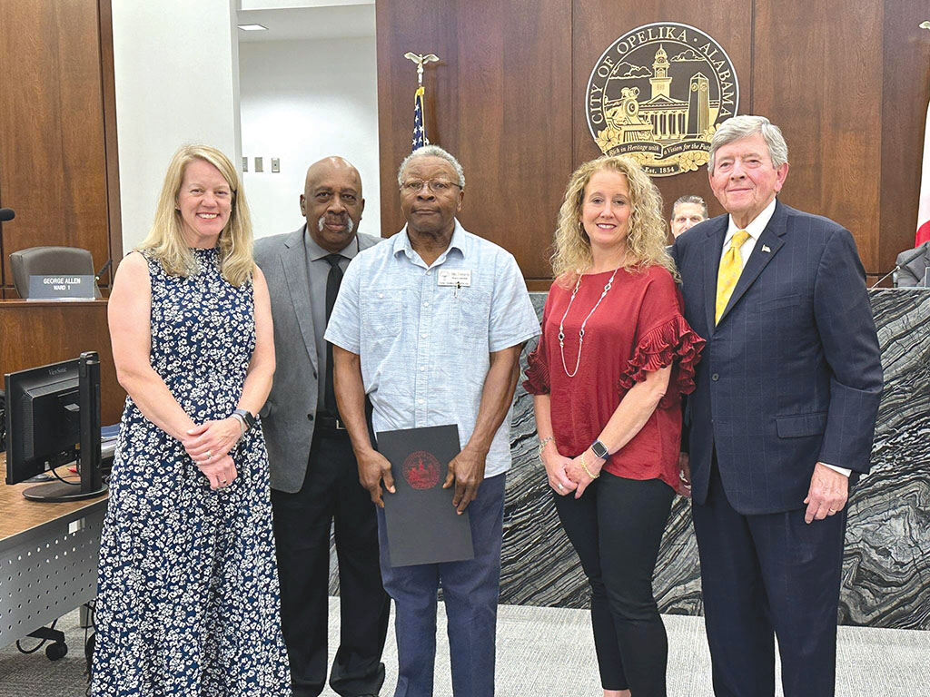 Opelika City Council Signs Proclamation Honoring Local Man