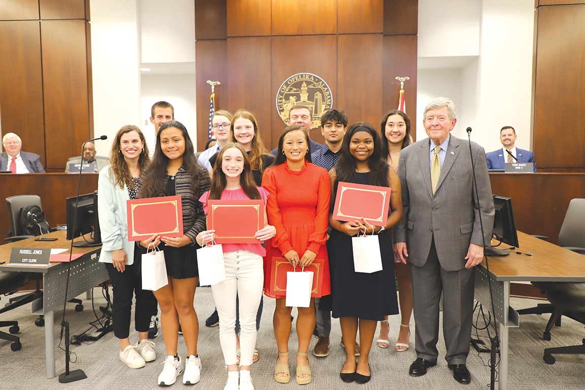 Scholarship Recipients Recognized by City Council