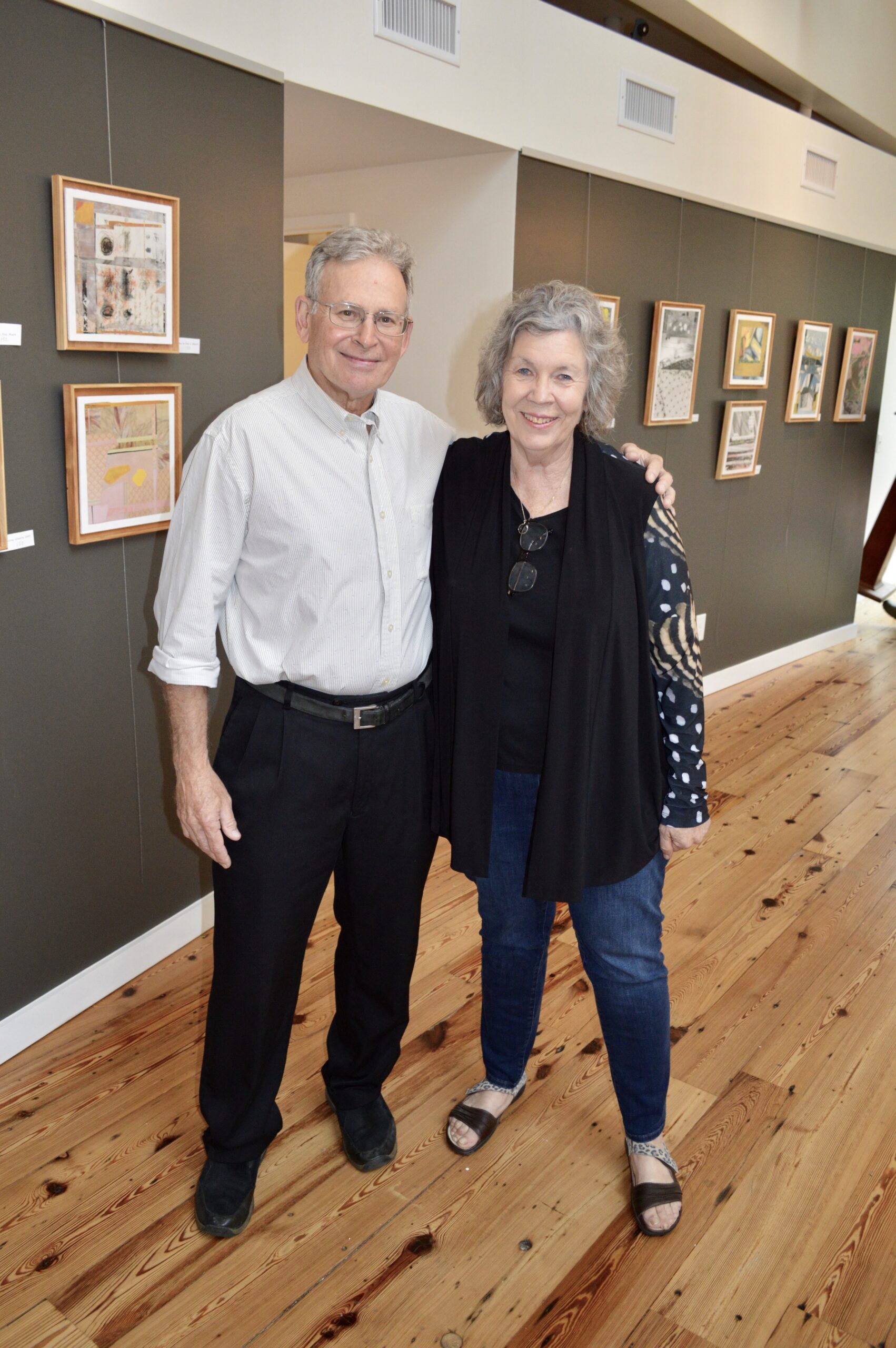 Author John M. William with columnist and author Rheta Grimsley Johnson at Wednesday’s book reading at the Art Haus.
