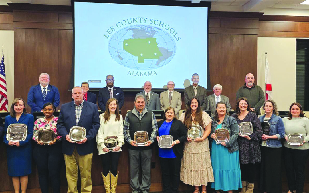 Lee County Schools Board honors Teachers of the Year
