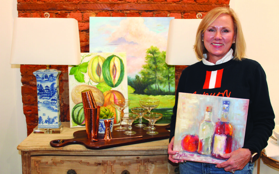 Kathy Miller Lowe has love of painting, home arts