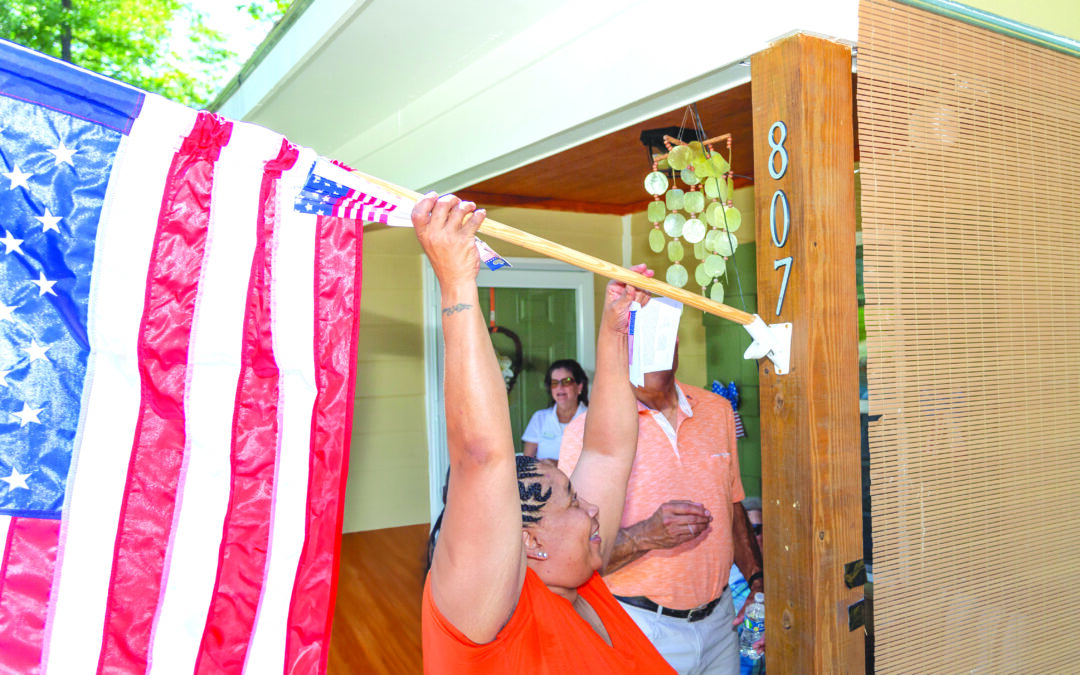 Flag Day ceremony held to celebrate new Habitat home