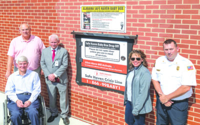 Baby Box installed at Opelika Fire Station