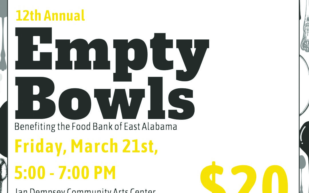 12th annual Empty Bowls event to benefit local food bank