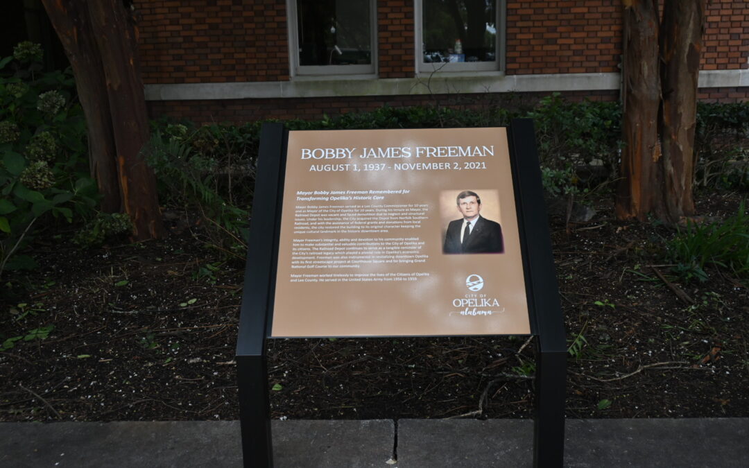 Opelika train depot named in honor of late Mayor Bobby J. Freeman