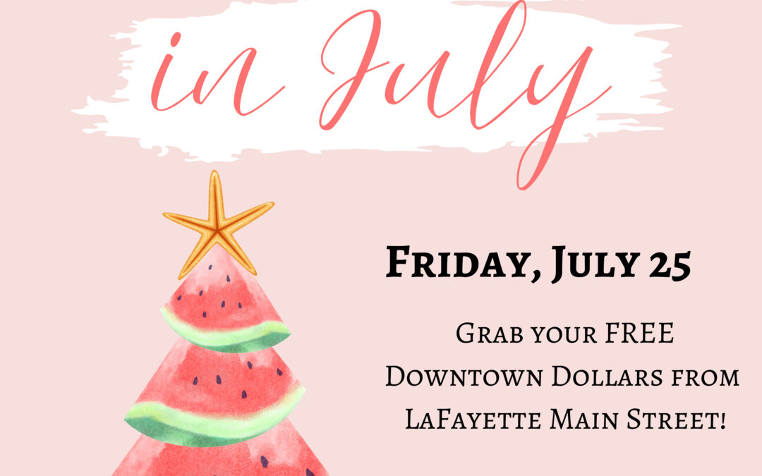 Christmas in July promotes local businesses through family fun