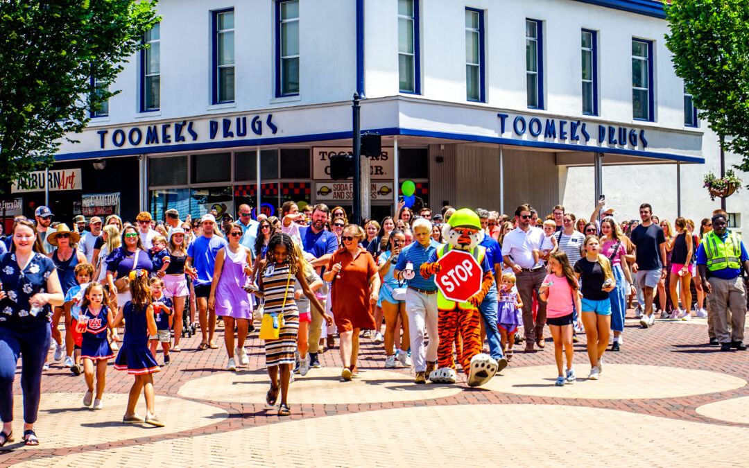 Toomer’s crossing gets pedestrian-friendly traffic overhaul
