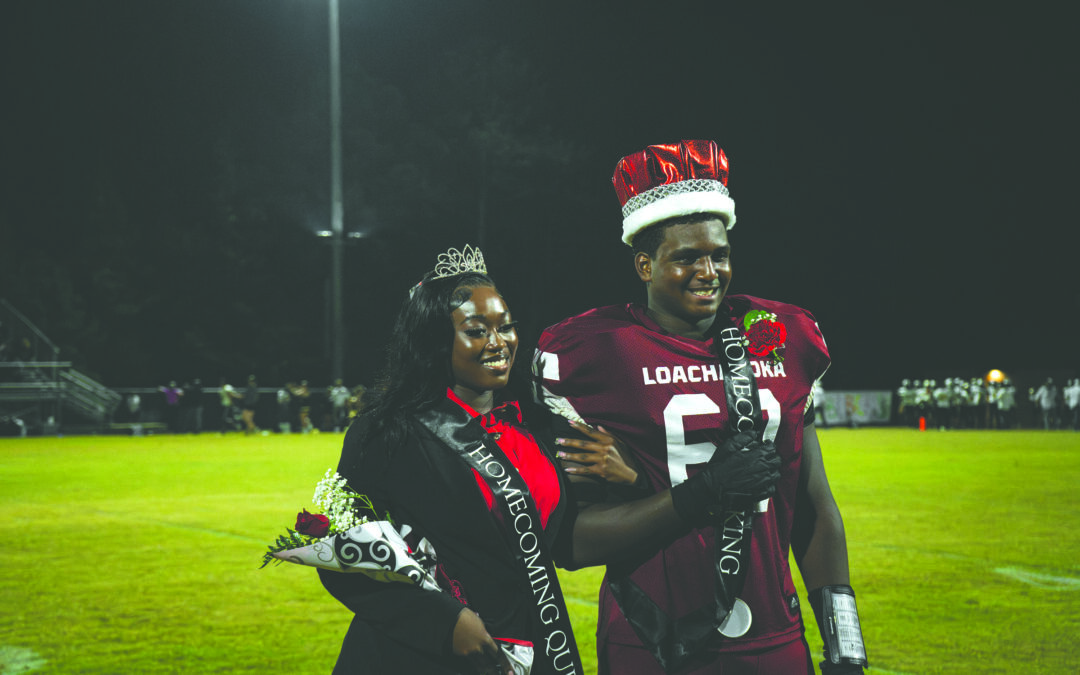 Loachapoka takes care of Beulah on Homecoming Night