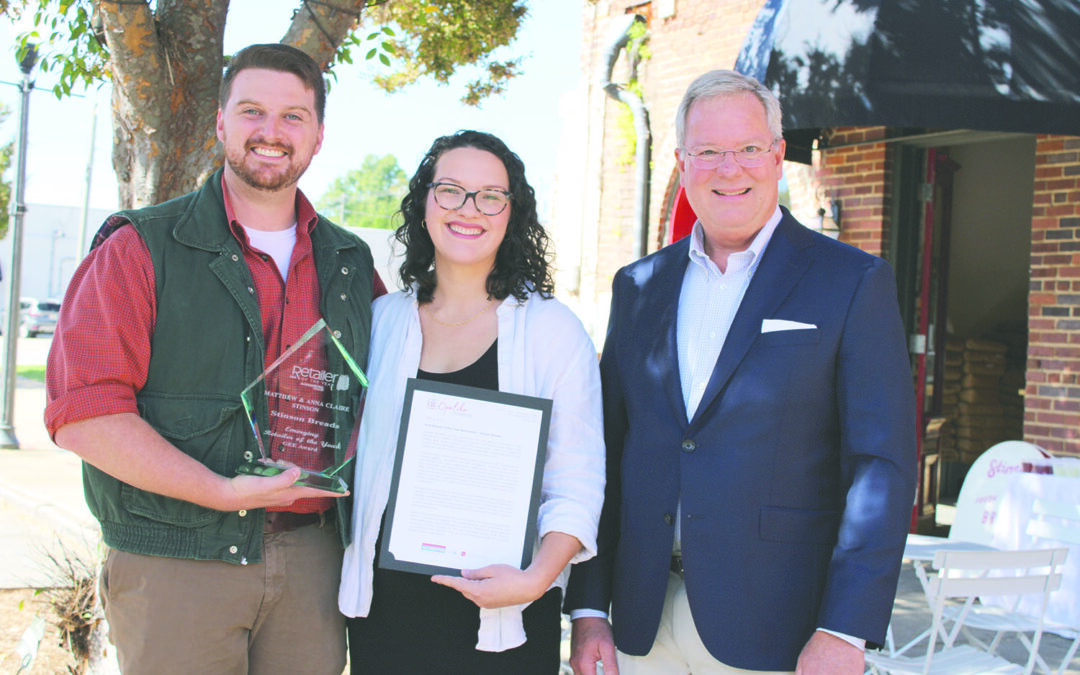 Stinson Breads receives the Alabama Retail Association Gee Award